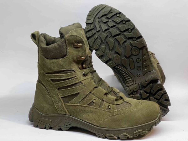 Тактичні берці осінь зима Олива 48(без змійки)