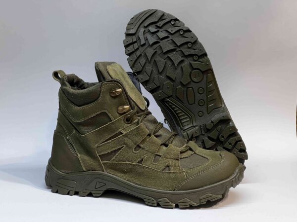 Тактичні черевики осінь зима Олива 34(посилені нісок та п'ята)